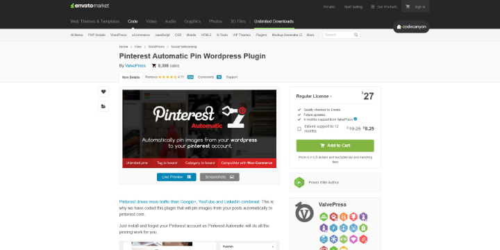 Imagen De Pinterest Automatic PinEn Baratillo WP WordPress