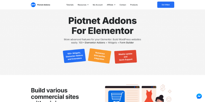 Imagen De Piotnet Addons Elementor En Baratillo WP WordPress