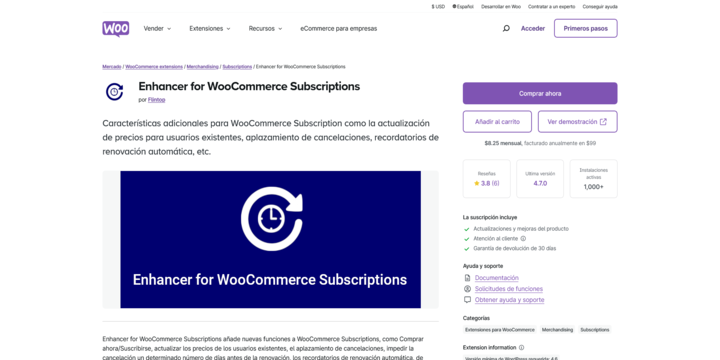 Imagen De Enhancer WOO Subscriptions En Baratillo WP WordPress