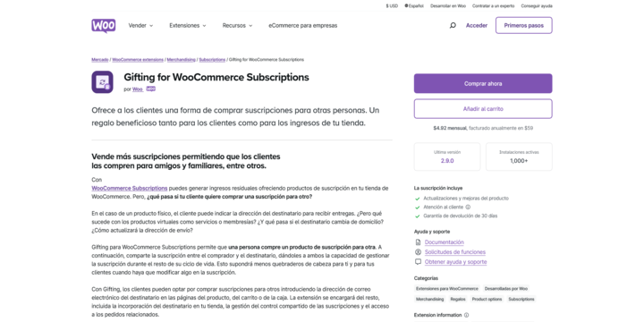 Imagen De Gifting WOO Subscriptions En Baratillo WP WordPress