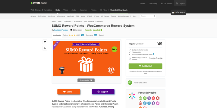 Imagen De SUMO Reward Points En Baratillo WP WordPress