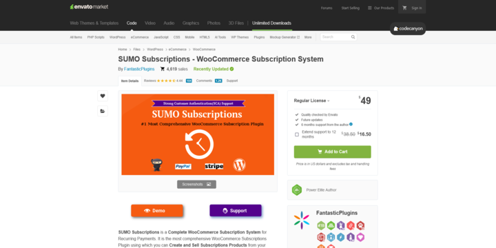 Imagen De SUMO Subscriptions En Baratillo WP WordPress