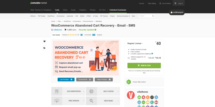 Imagen De WC Abandoned Cart Recovery En Baratillo WP WordPress