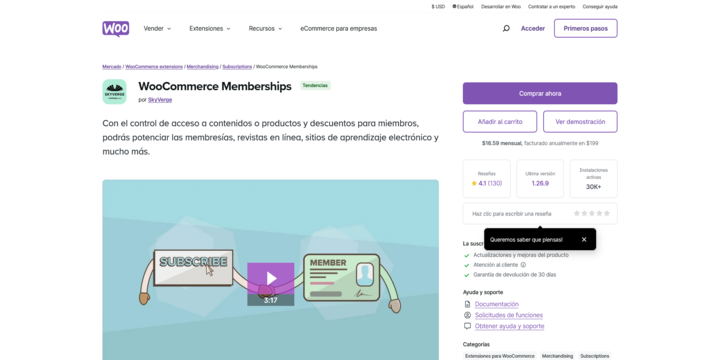 Imagen De WOO Memberships En Baratillo WP WordPress