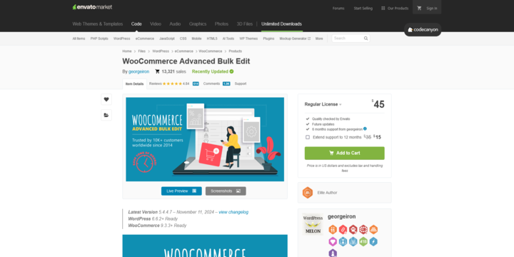 Imagen De WooCommerce Advanced Bulk Edit En Baratillo WP WordPress